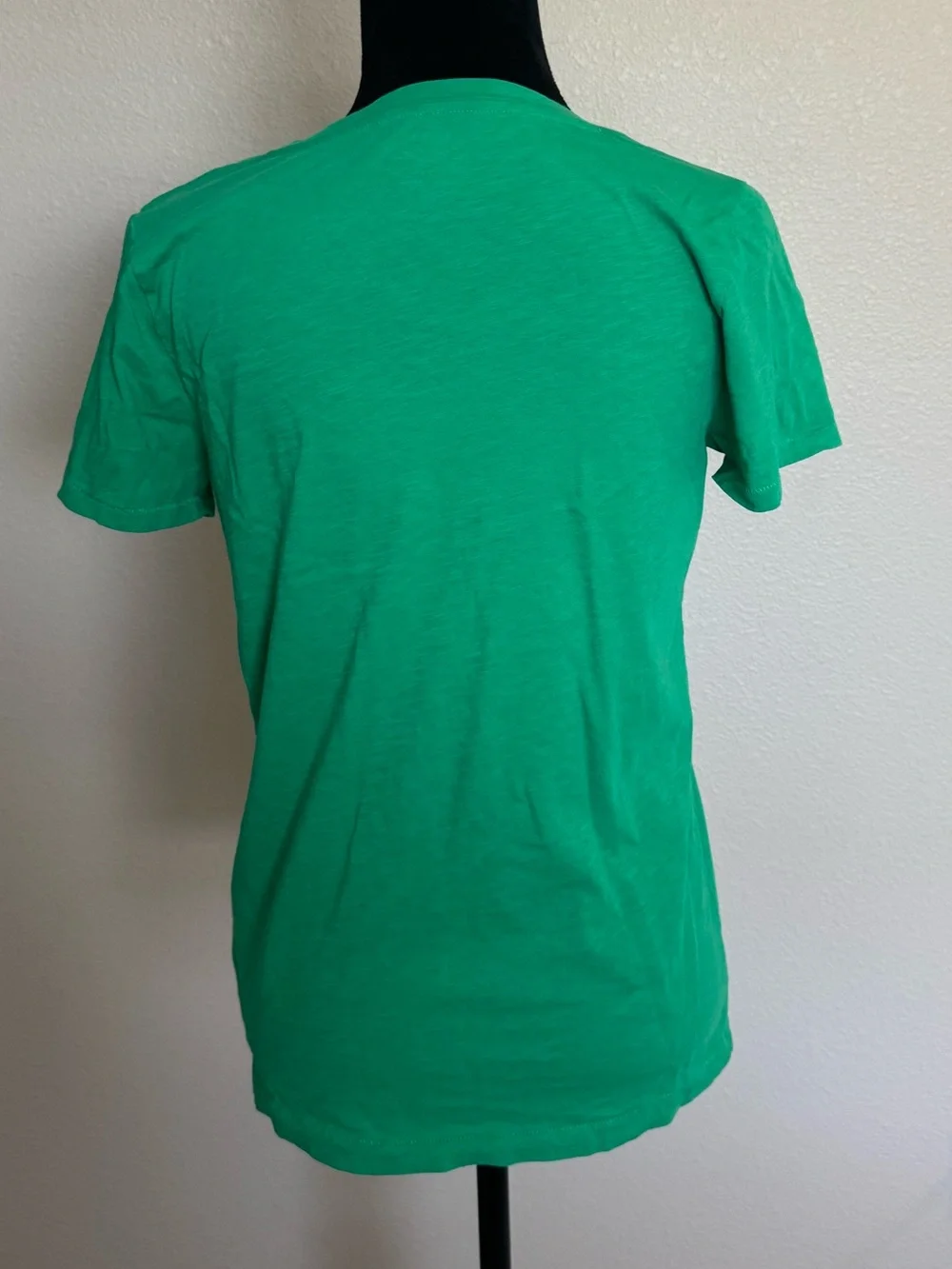 J. Crew Short-sleeve vintage cotton V-neck tee Green Large